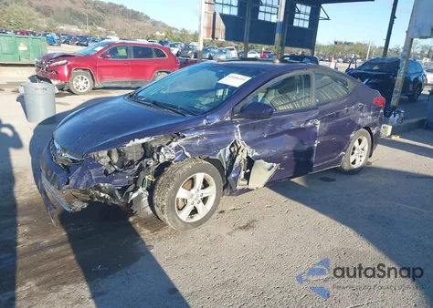 2013 Hyundai Elantra Gls z USA, uszkodzony, nr VIN 5NPDH4AE8DH432761